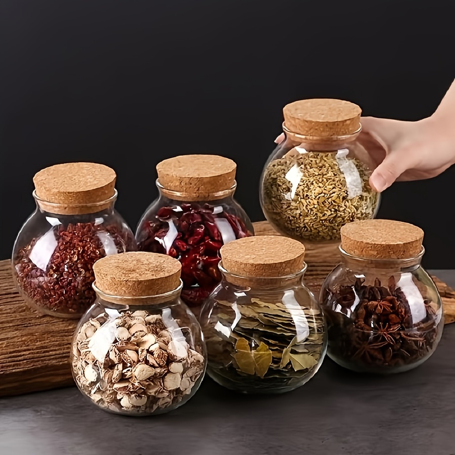 Candle Making Jars With Lids - علبة تخزين زجاجية شفافة ، وعاء