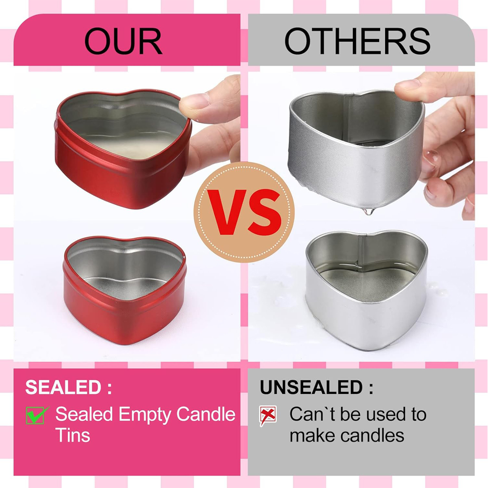 علب معدنية على شكل قلب سعة 2 أ - مراجعة Candle Making Jug وسعره