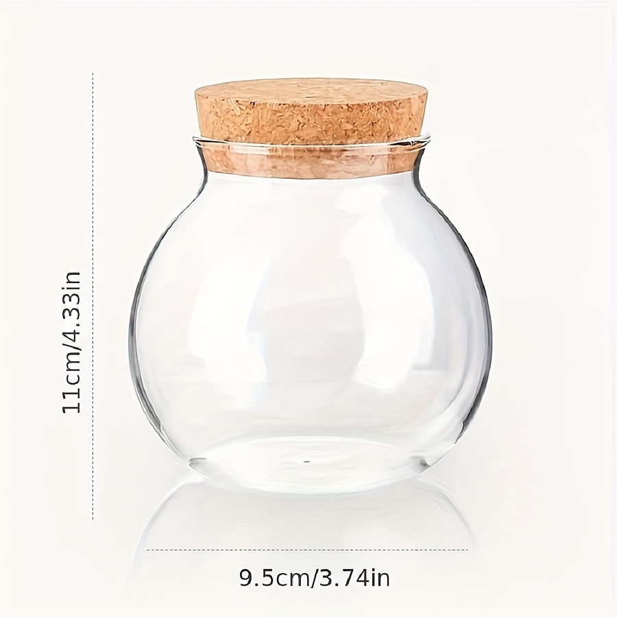 علبة تخزين زجاجية شفافة ، وعاء - مراجعة Candle Making Jars With Lids وسعره